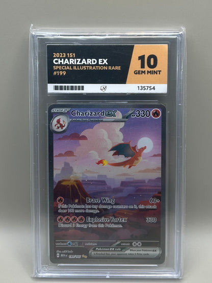 Charizard ex - 199/165 - SV3 -  English - ACE 10